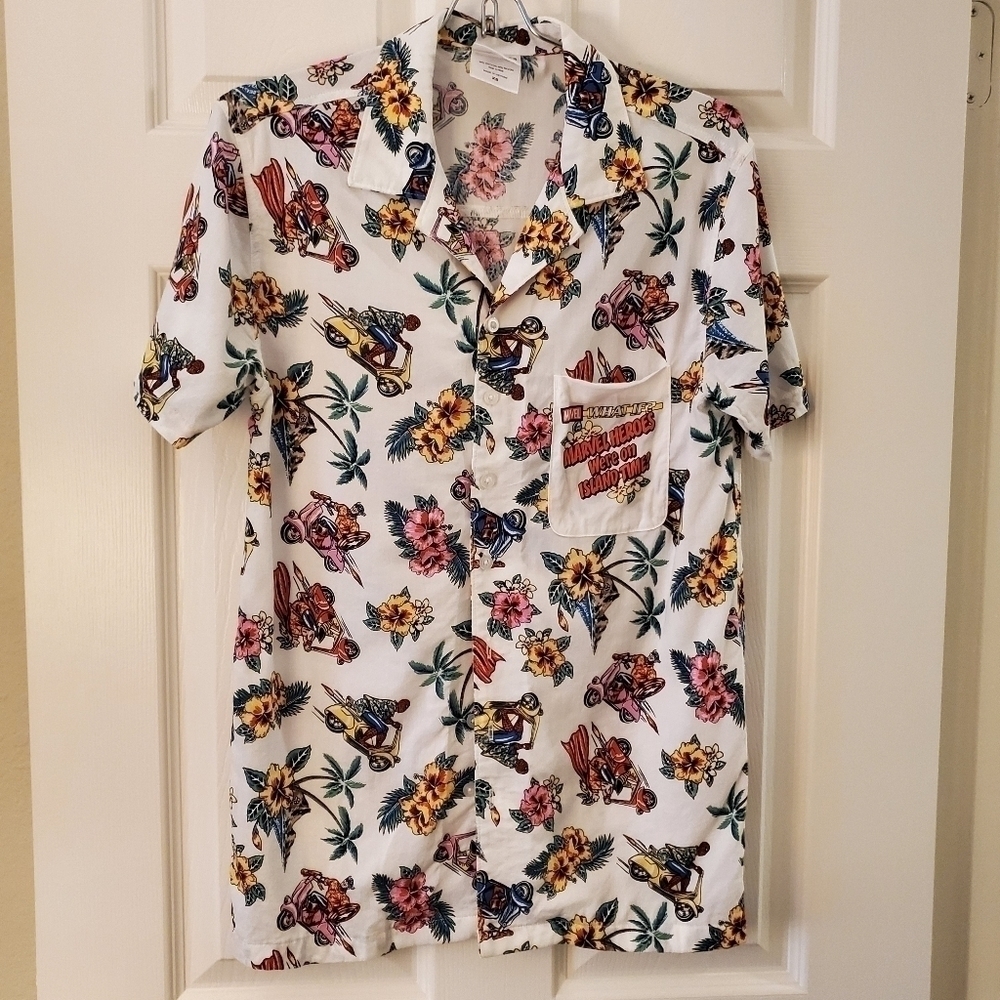 Marvel Avengers What If Men’s XS Hawaiian Shirt Spider-Man